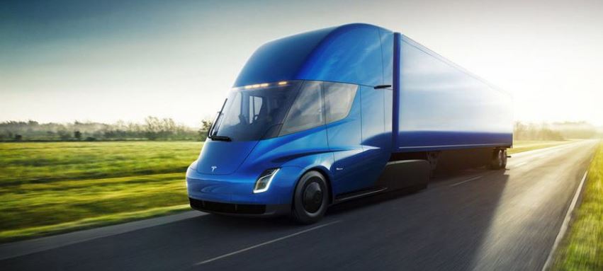 El camión eléctrico de Elon Musk llamado como Tesla Semi
