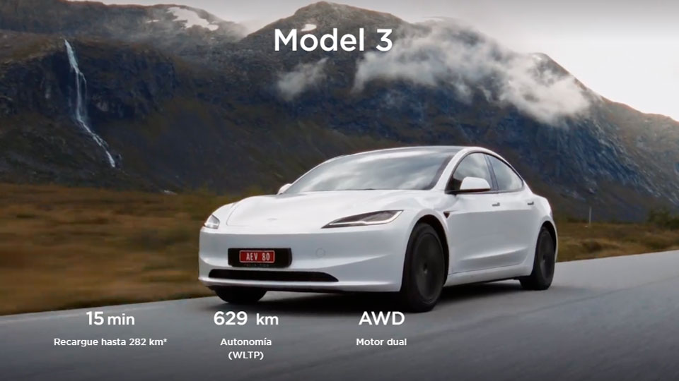 Tesla Model 3 alquiler coches electricos